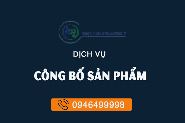 CÔng BỐ SẢn PhẨm